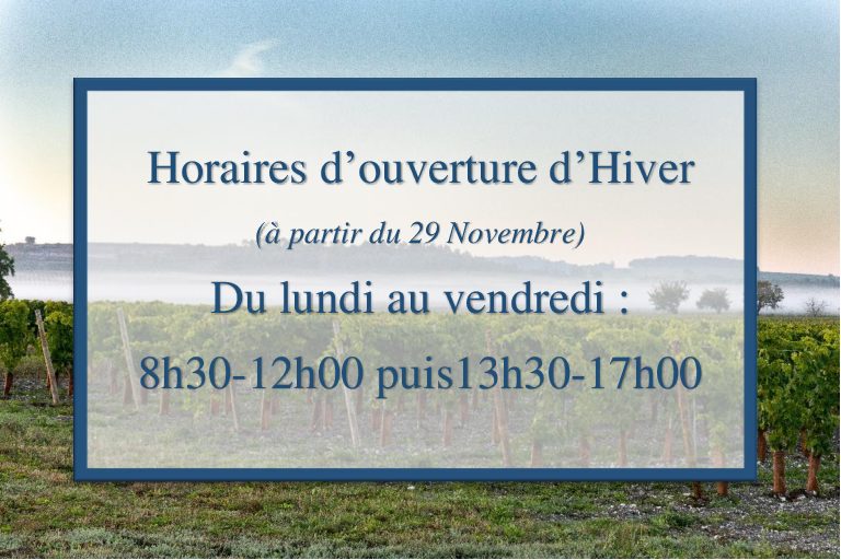 horaires d'hiver 2021